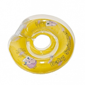 Круг на шею для купания детей, 3-12 кг., полноцветный (BabySwimmer, BS21-О)